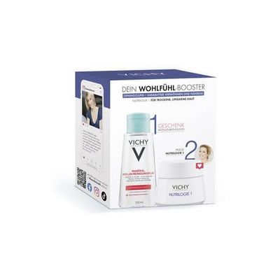 VICHY NUTRILOGIE 1 Creme trockene Haut + PT Mizelle Coffret