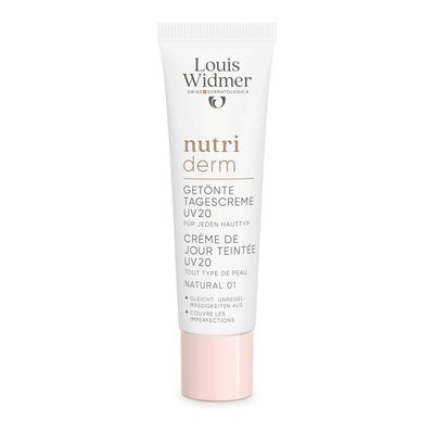 WIDMER nutriderm getönte Tagescreme UV 20 natural 01 ohne Parfüm
