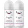 EUCERIN Deodorant Roll-on 0% Aluminium Doppelpack